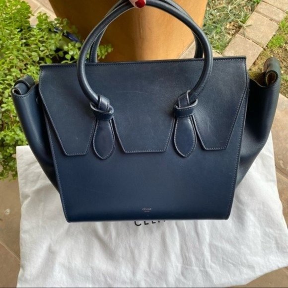 SOLD Celine Small Knot Tie Palmellato Leather Tote - Picture 3 of 16